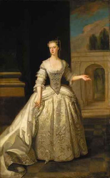 Enoch Seeman Portrait of Lady Caroline Darcy oil painting image
